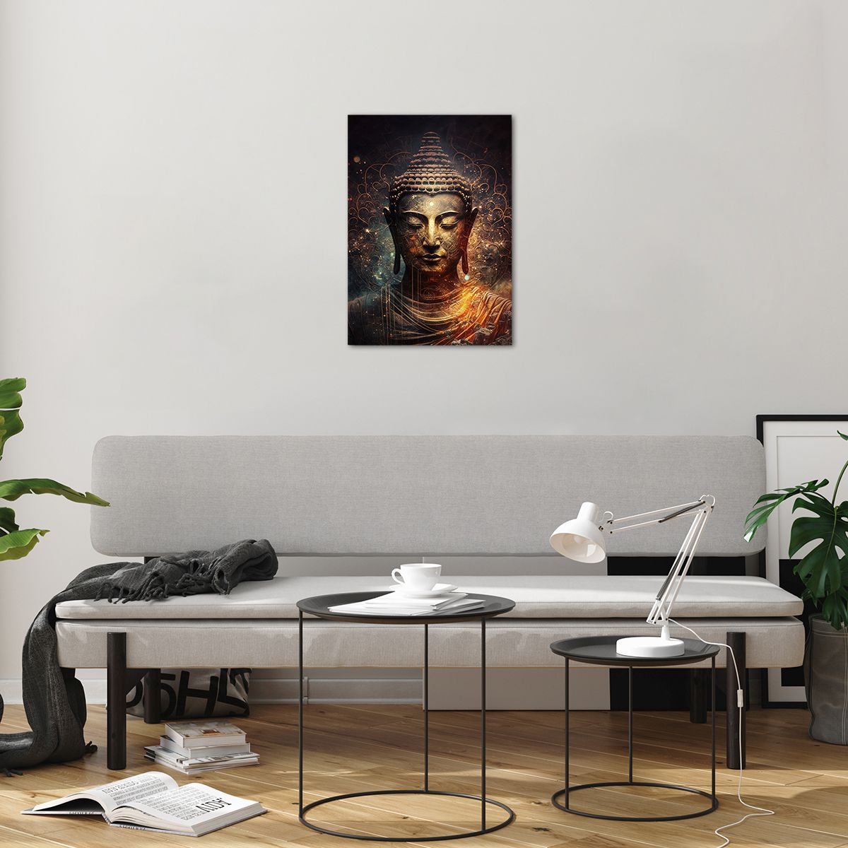 Obraz na szkle Duchowa równowaga 50x70cm Budda Medytacja Religia