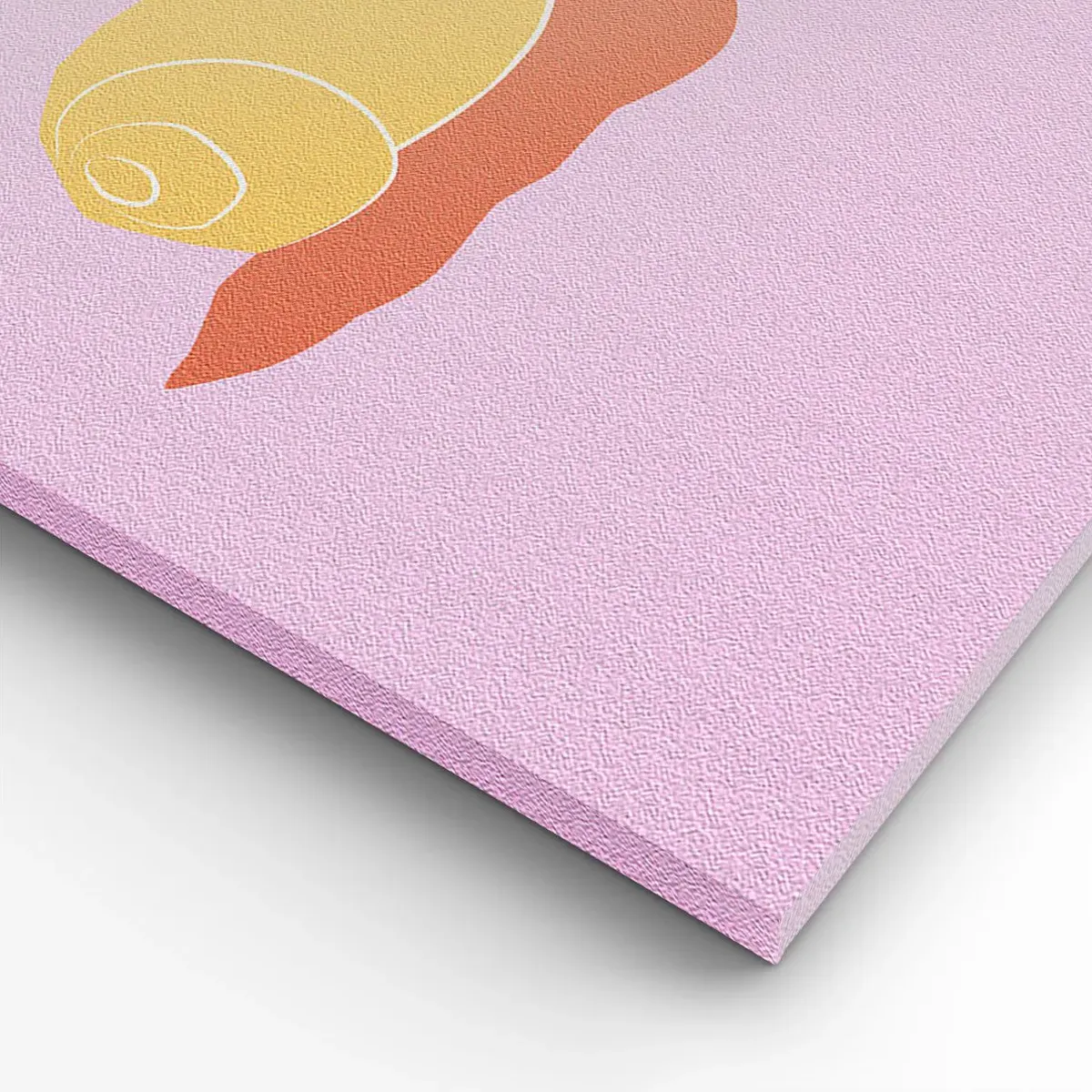 Schilderen op canvas - Er is geen haast - 55x100 cm