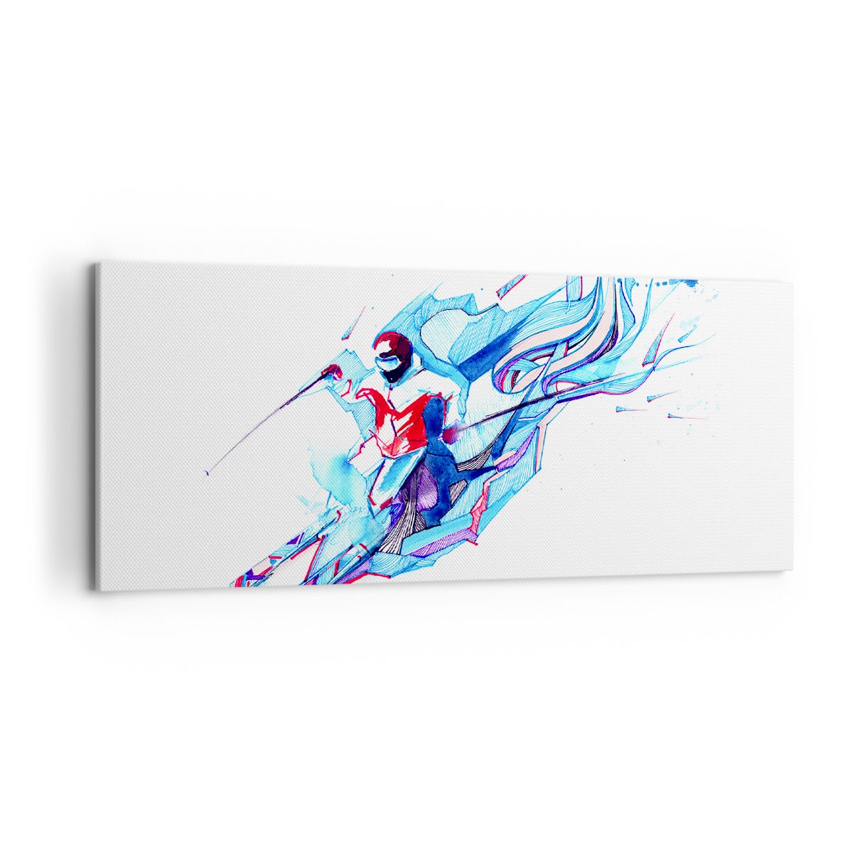 Wandbilder 120x50cm Leinwandbild Action Sport Aktivität Groß Bilder Wanddeko