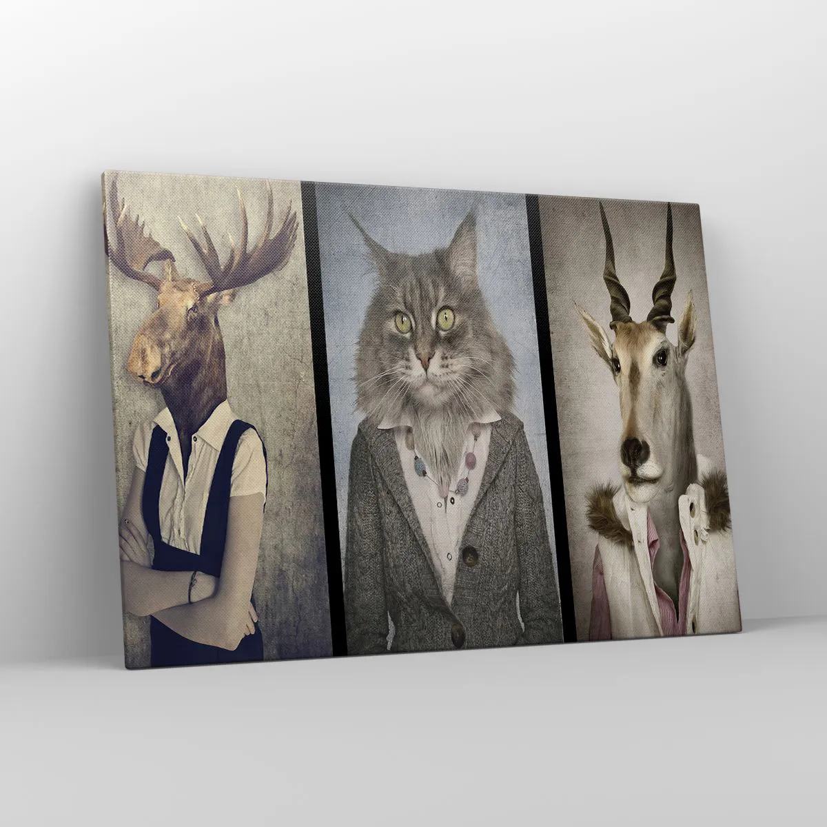 Canvas picture - Furcoats Are in Vogue Again - 100x70 cm