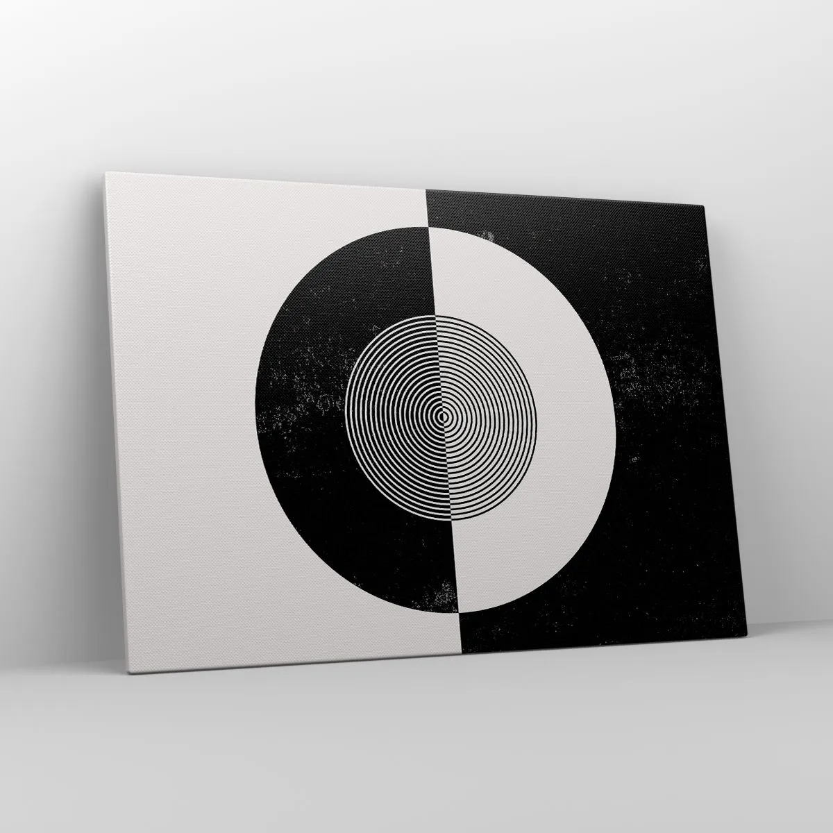 Schilderen op canvas - Harmonie in zwart-wit - 100x70 cm