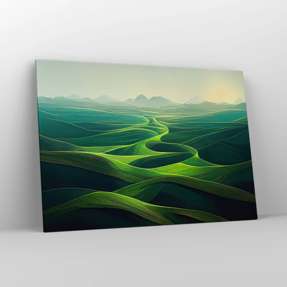 Canvas picture - In Green Valleys - 100x70 cm