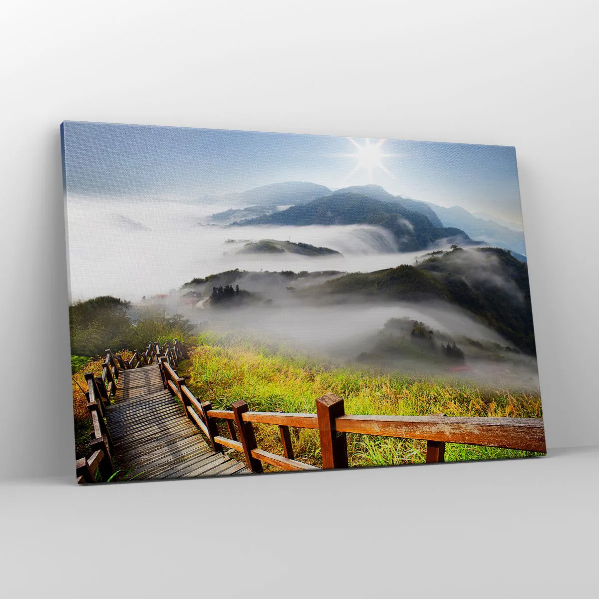 Lærredstryk - Billede på lærred - Vævet mod blænding og tåge - 120x80 cm