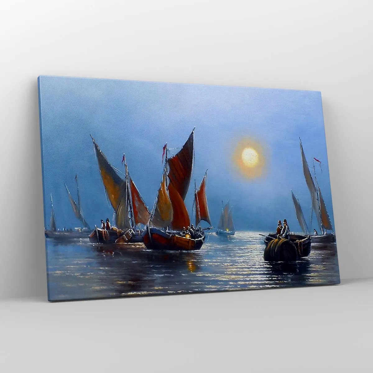 Obraz na plátne - Nočný rybolov - 120x80 cm