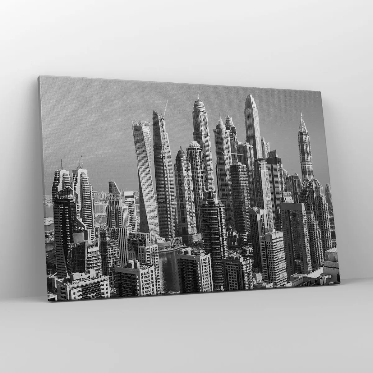 Canvas picture - City over a Desert - 120x80 cm