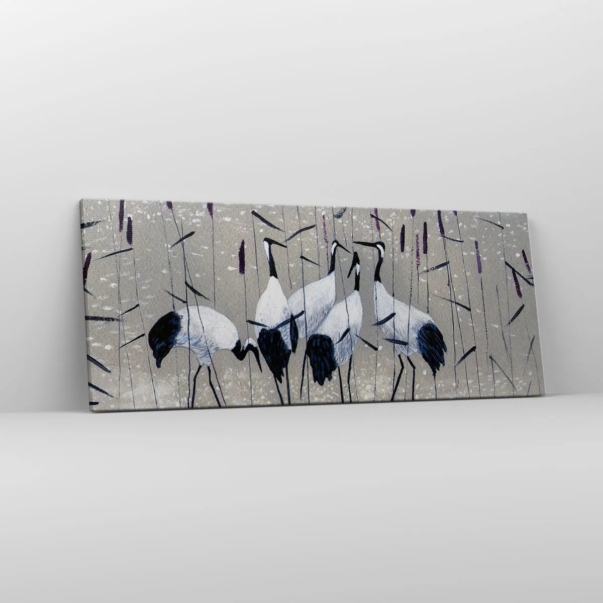 Bild auf Leinwand - Leinwandbild - Unter ihren eigenen - 100x40 cm