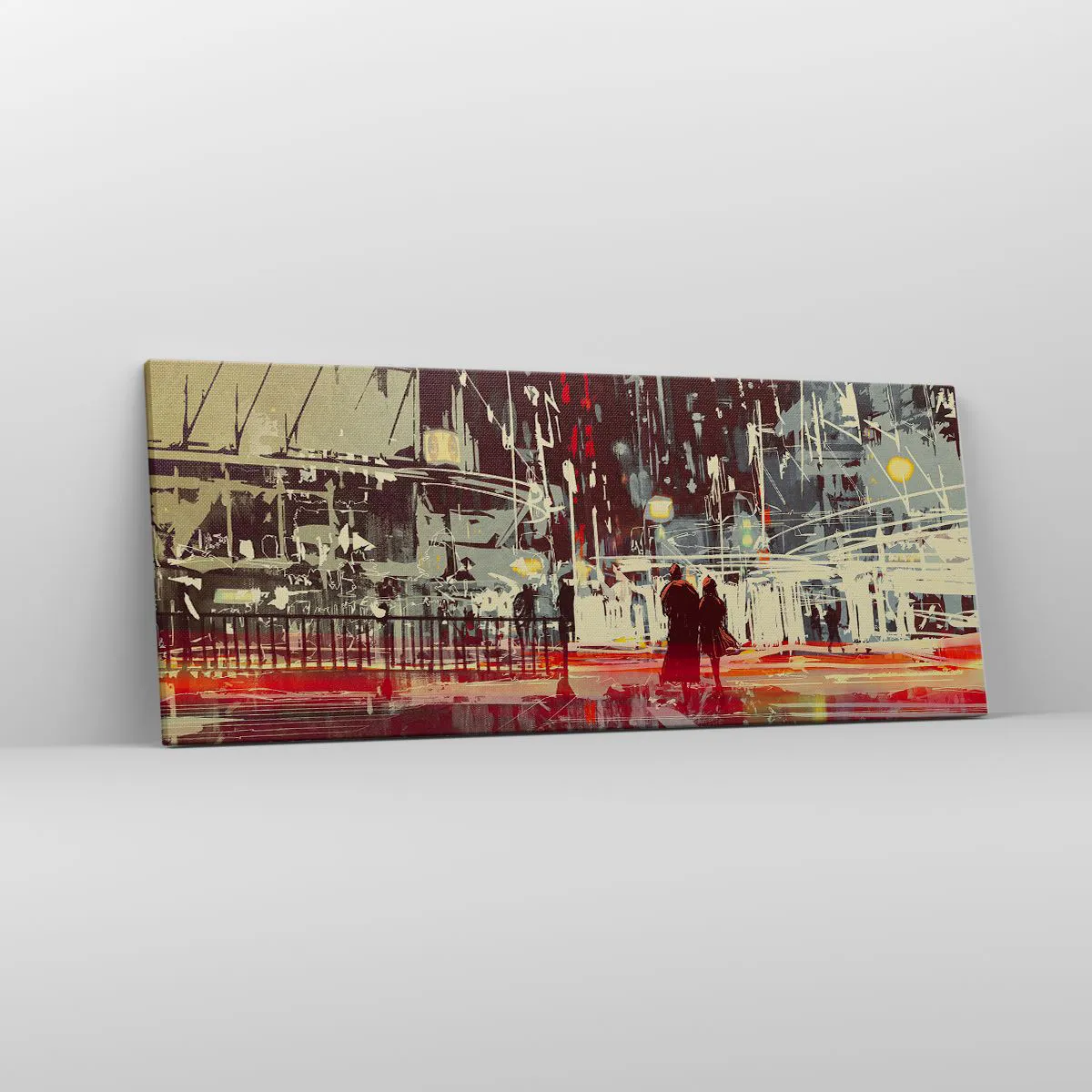 Vászonkép - Egy nagyvárosi átkelő - 100x40 cm