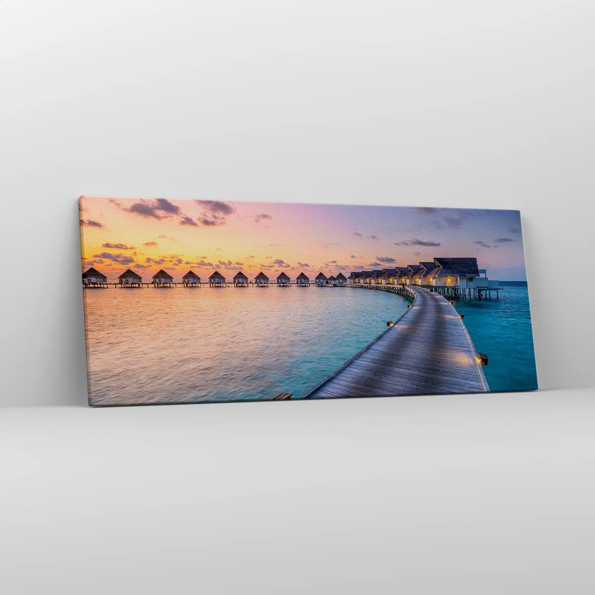 Obraz na plátně - Prázdniny - návrat k pramenům - 100x40 cm