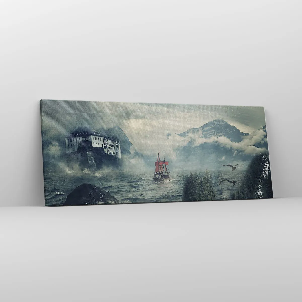 Obraz na plátne - V kúzelných vodách - 100x40 cm