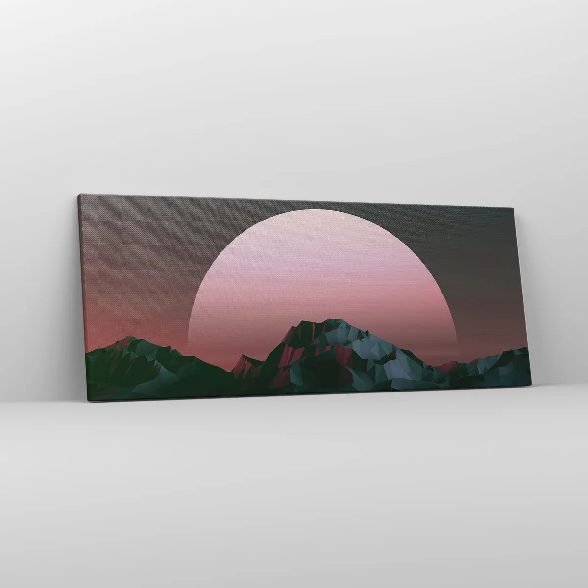 Lærredstryk - Billede på lærred - I en nabogalakse - 100x40 cm