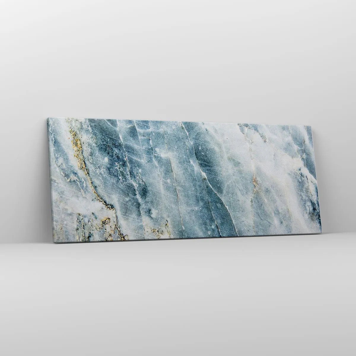 Lærredstryk - Billede på lærred - Isverden - 100x40 cm