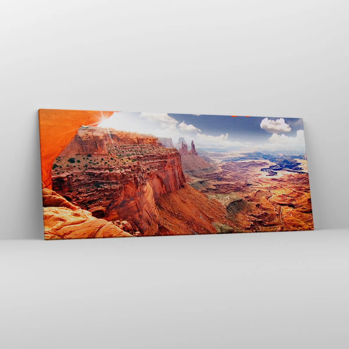 Canvastavla - Bild på duk - Skapat av naturen - 120x50 cm