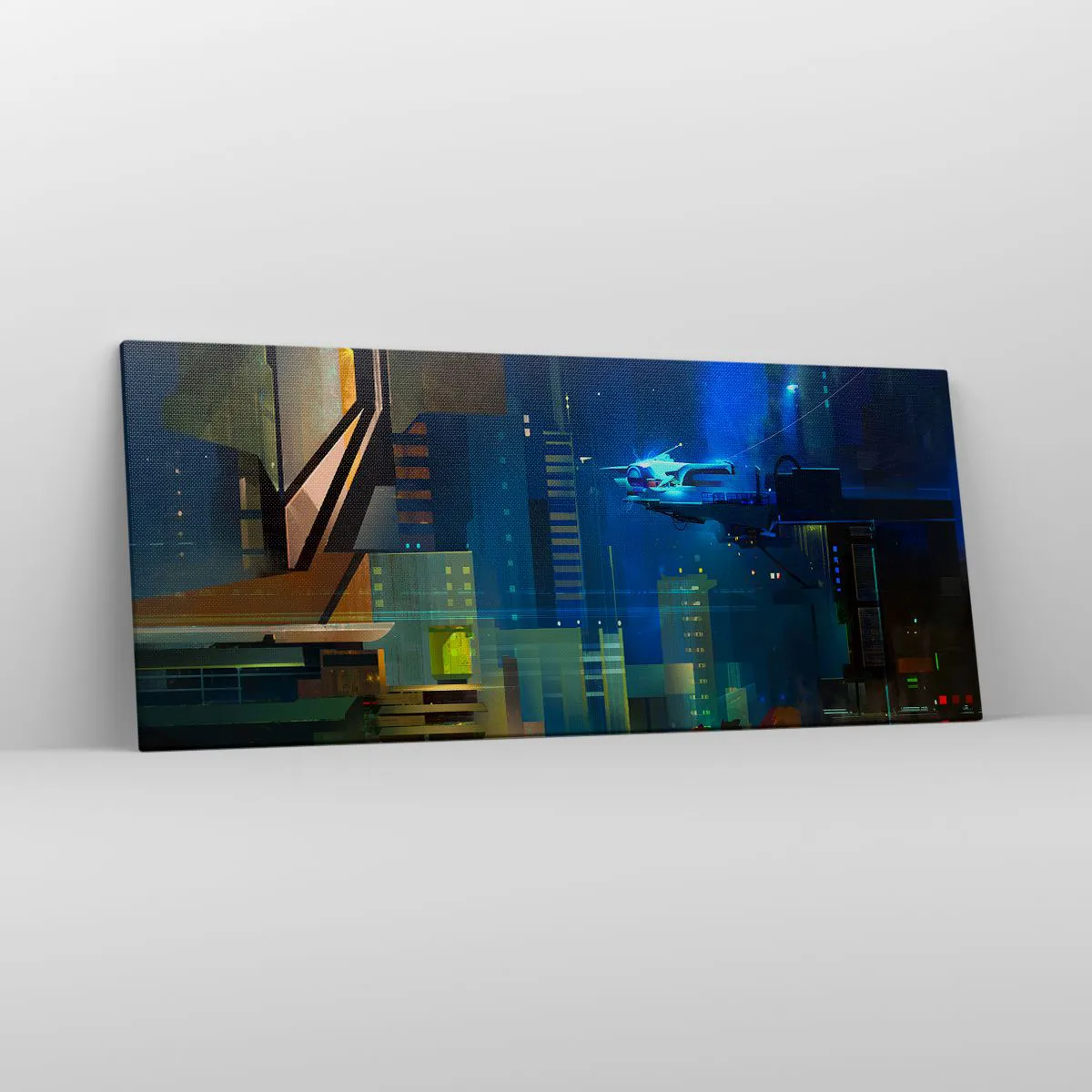 Quadro em tela - Num futuro próximo - 120x50 cm