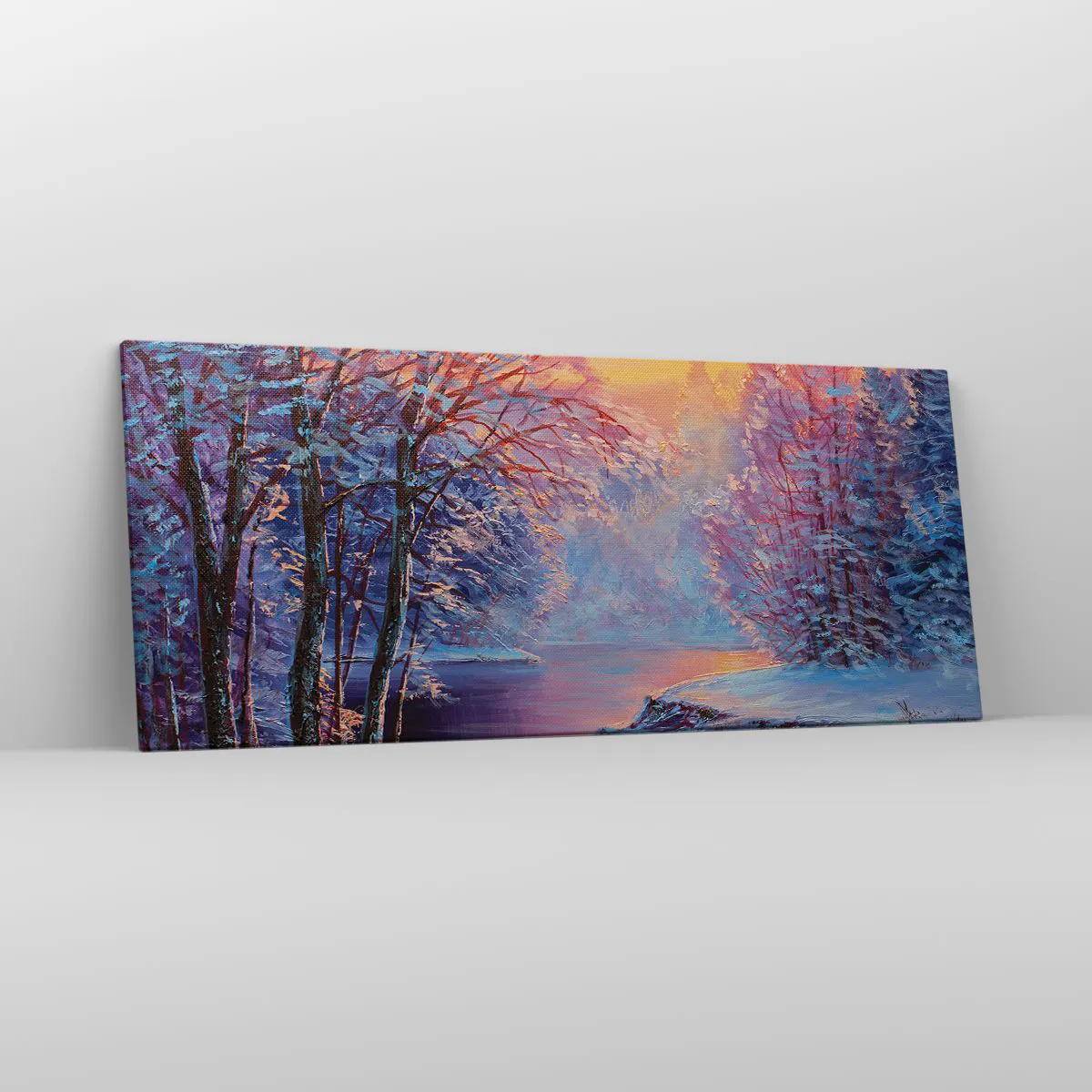 Canvas picture - Colours of Winter - 120x50 cm