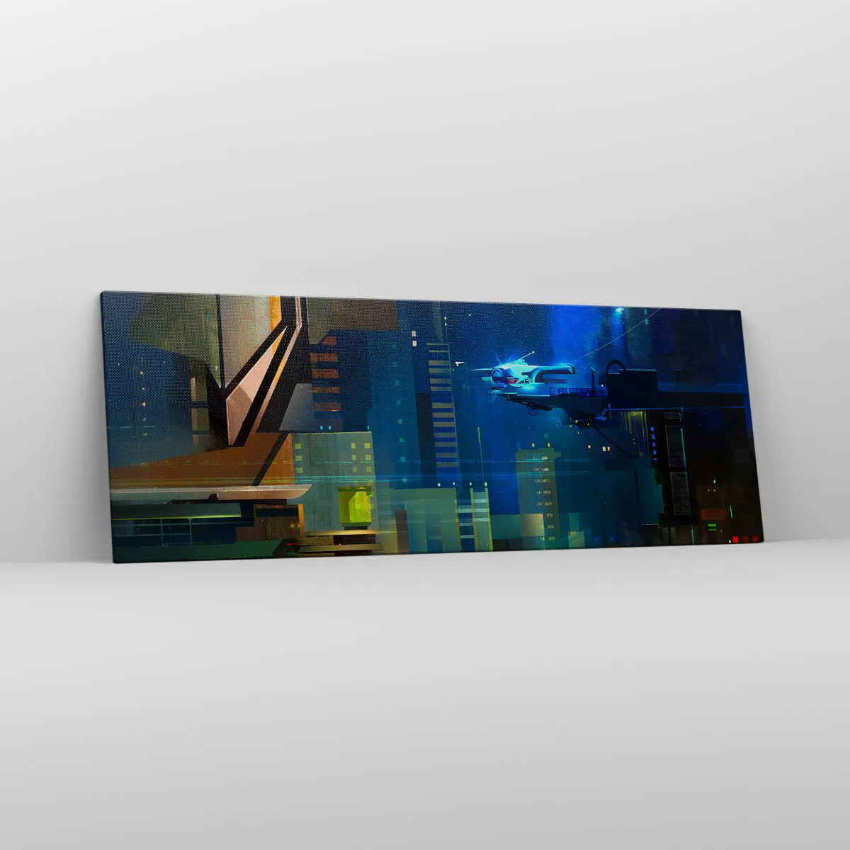 Lærredstryk - Billede på lærred - I den nærmeste fremtid - 140x50 cm