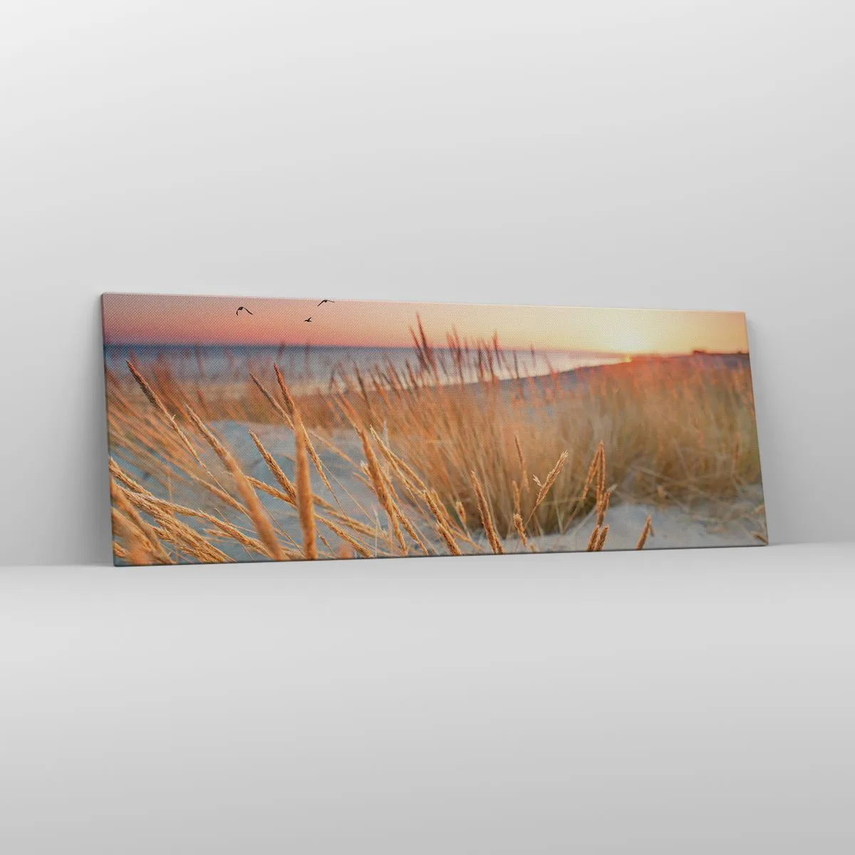 Lærredstryk - Billede på lærred - Baltisk vuggevise - 140x50 cm