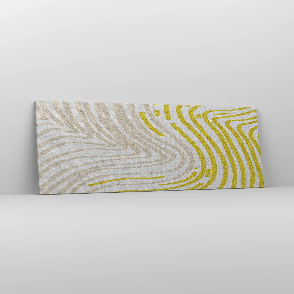 Schilderen op canvas - Een compositie met een zachte buiging - 140x50 cm