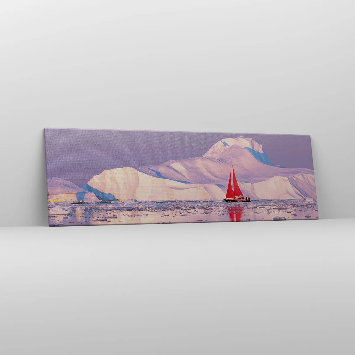 Canvas picture - Heat of the Sail, Cold of the Ice - 160x50 cm