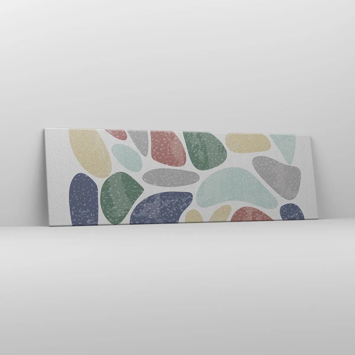 Canvas picture - Mosaic of Powdered Colours - 160x50 cm