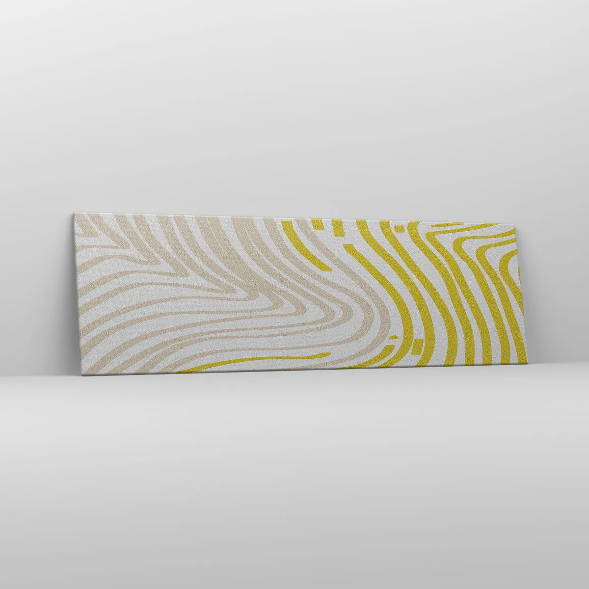 Schilderen op canvas - Een compositie met een zachte buiging - 160x50 cm