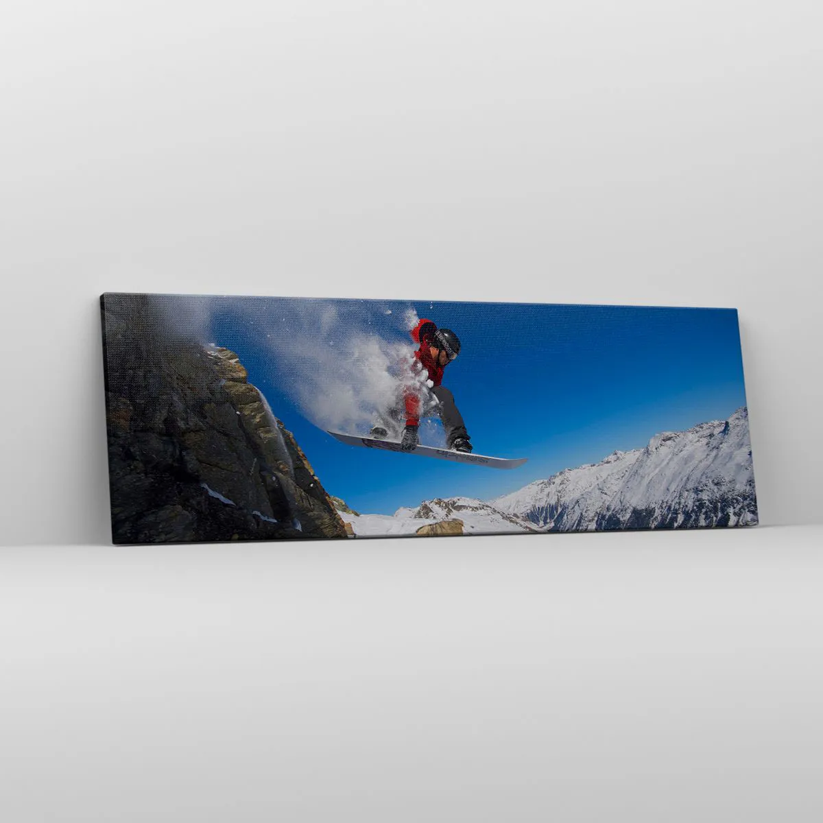 Canvas picture - And You Became Part of Space - 90x30 cm