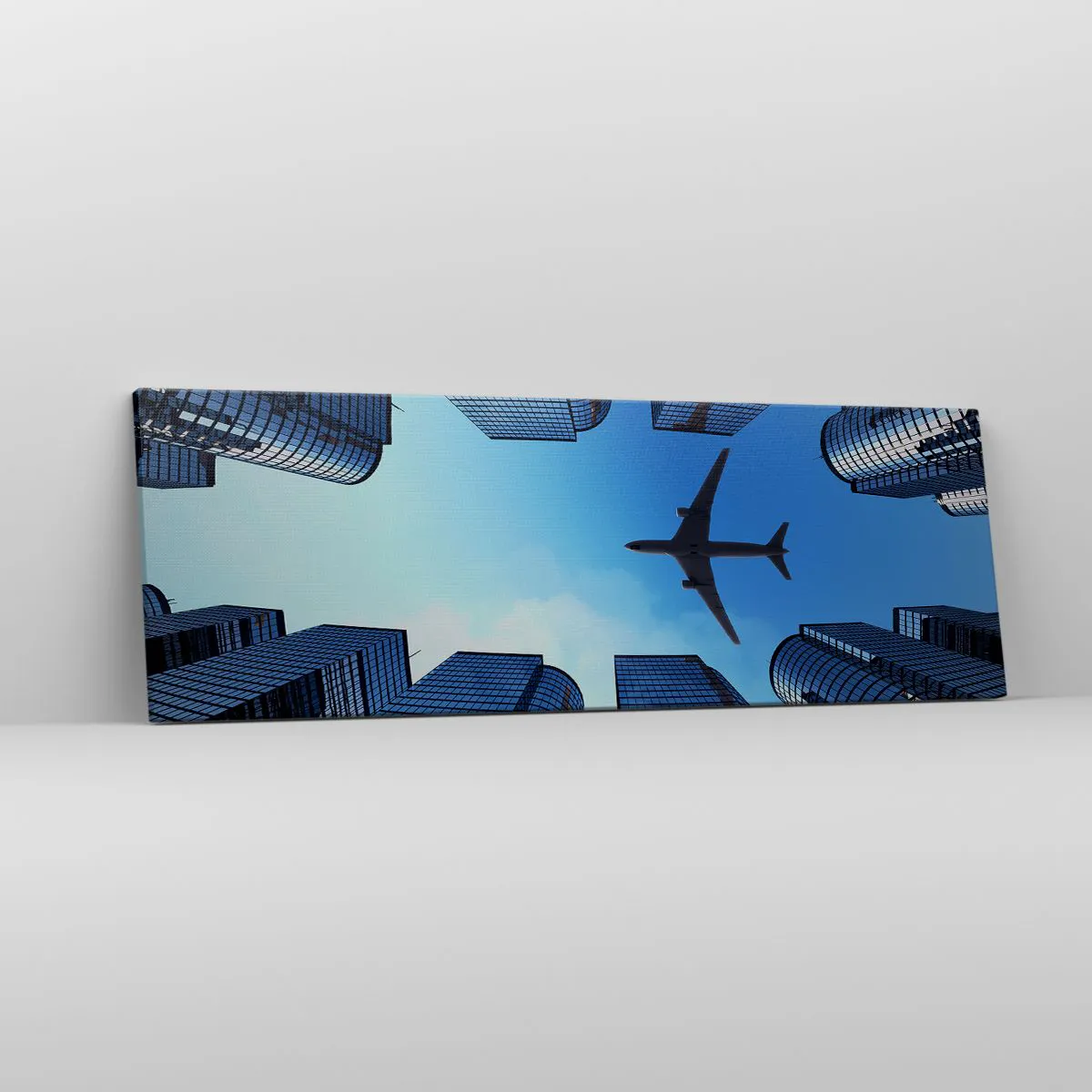 Impression sur toile - Image sur toile - La vue depuis le ravin de verre - 90x30 cm