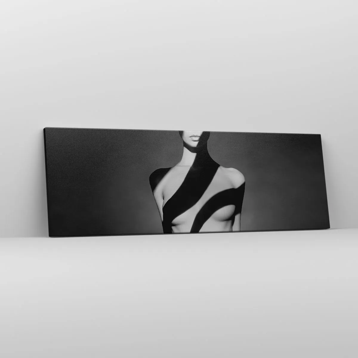 Lærredstryk - Billede på lærred - I blænding og skygge - 90x30 cm