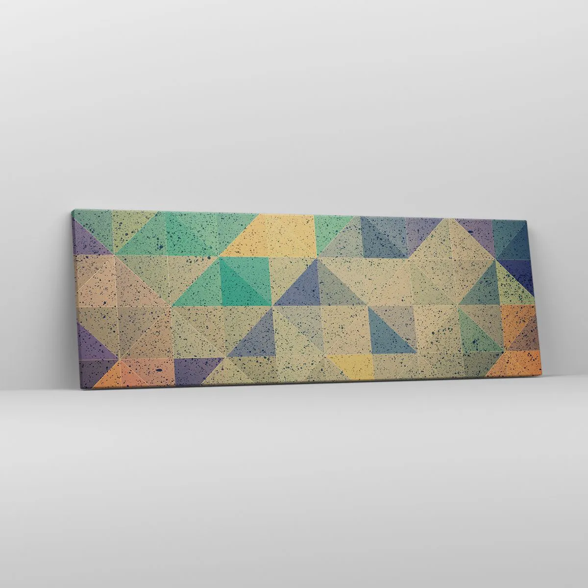 Impression sur toile - Image sur toile - République des triangles - 90x30 cm