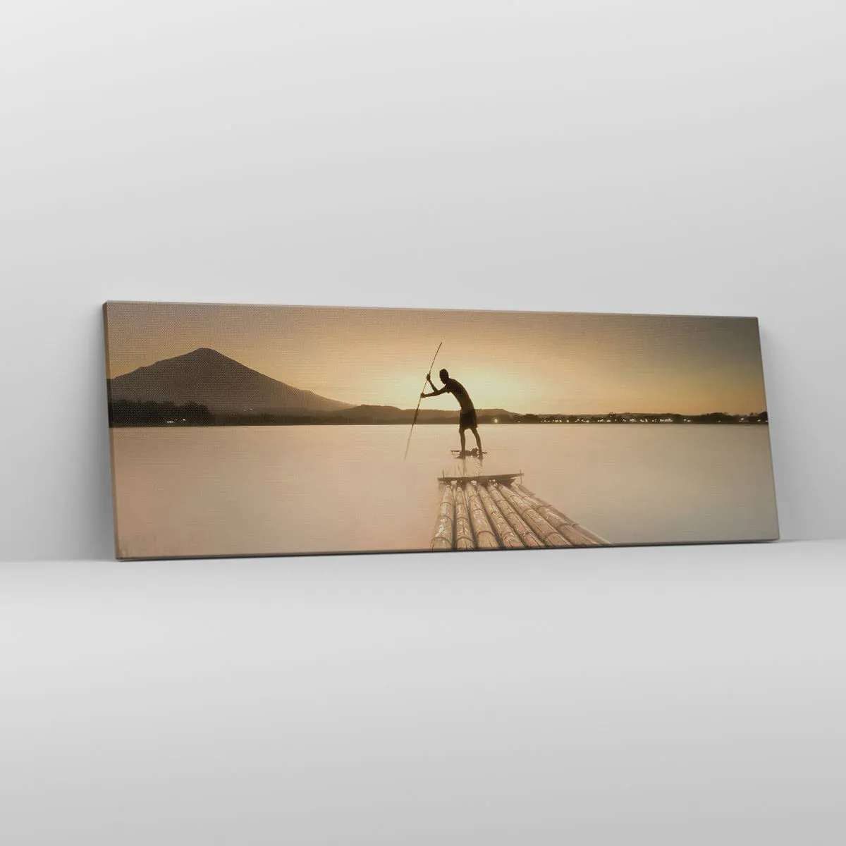 Impression sur toile - Image sur toile - Avant la fin du jour - 90x30 cm