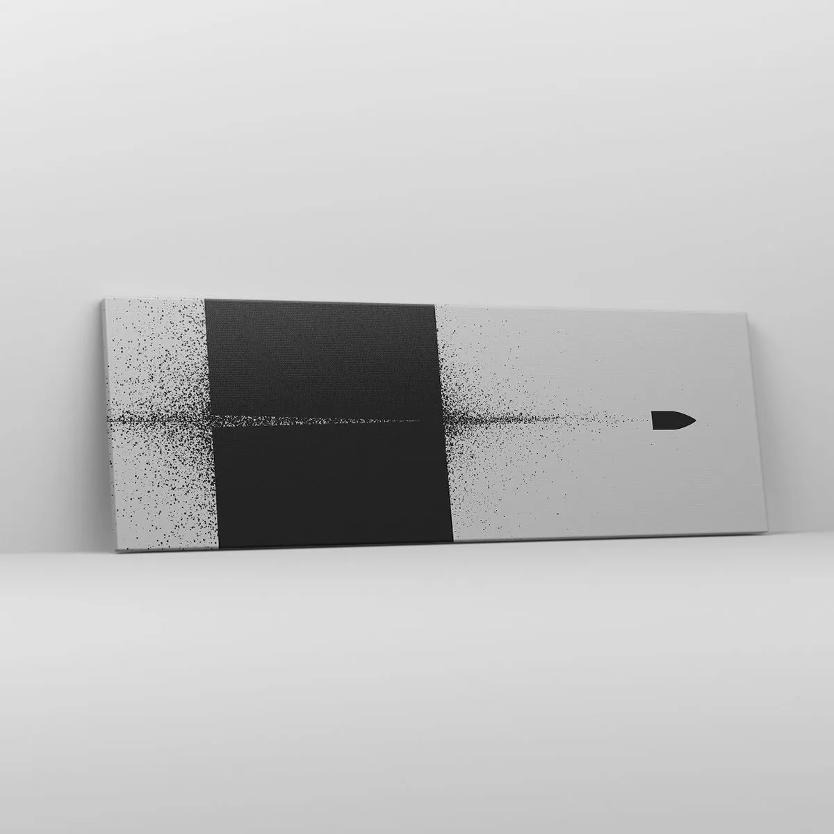 Impression sur toile - Image sur toile - Droit au but - 90x30 cm