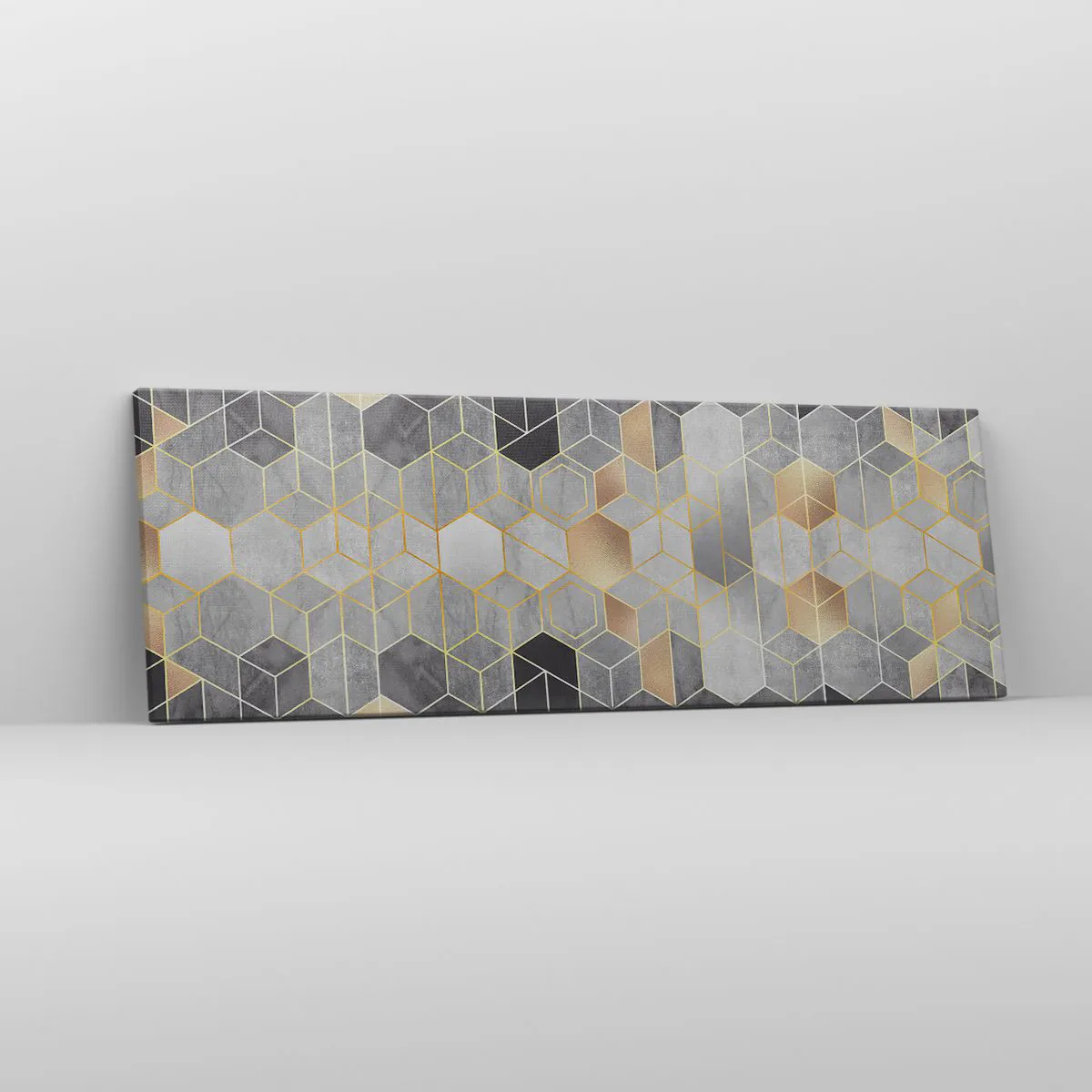 Obraz na płótnie - Diamentowa kompozycja - 90x30 cm