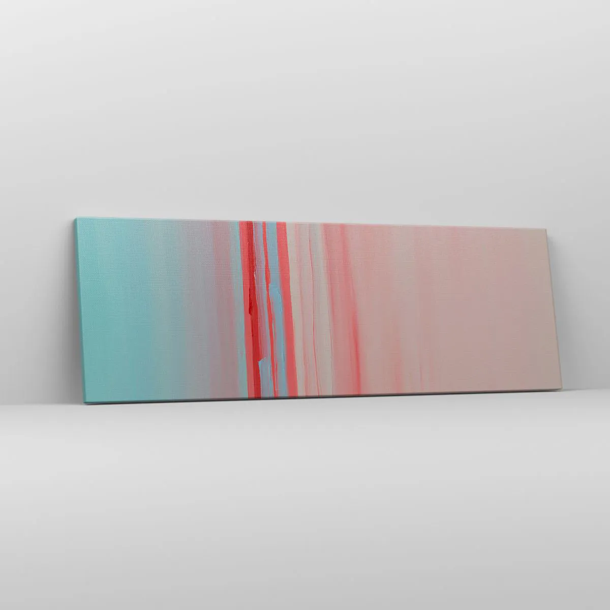 Obraz na płótnie - Abstrakcja o świcie - 90x30 cm