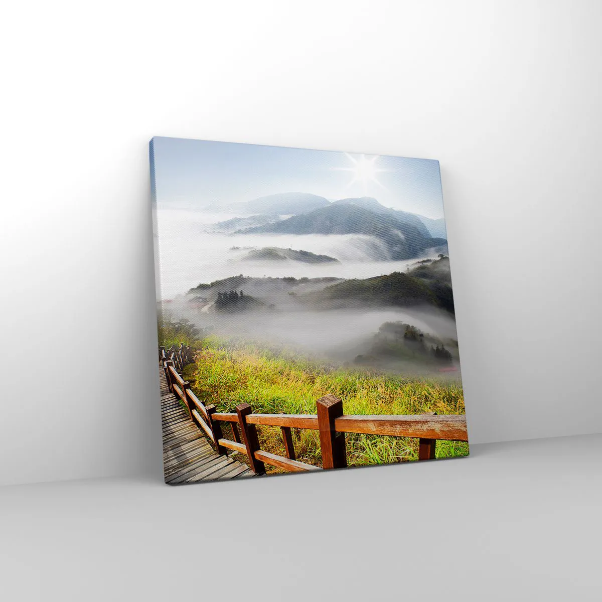 Lærredstryk - Billede på lærred - Vævet mod blænding og tåge - 30x30 cm