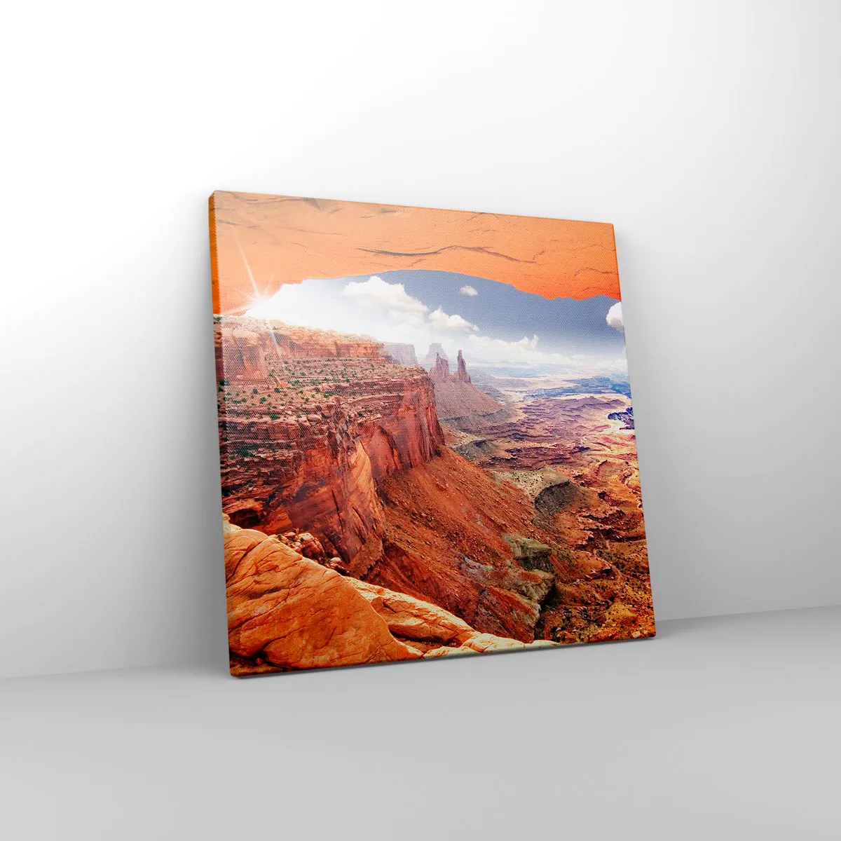 Canvastavla - Bild på duk - Skapat av naturen - 30x30 cm