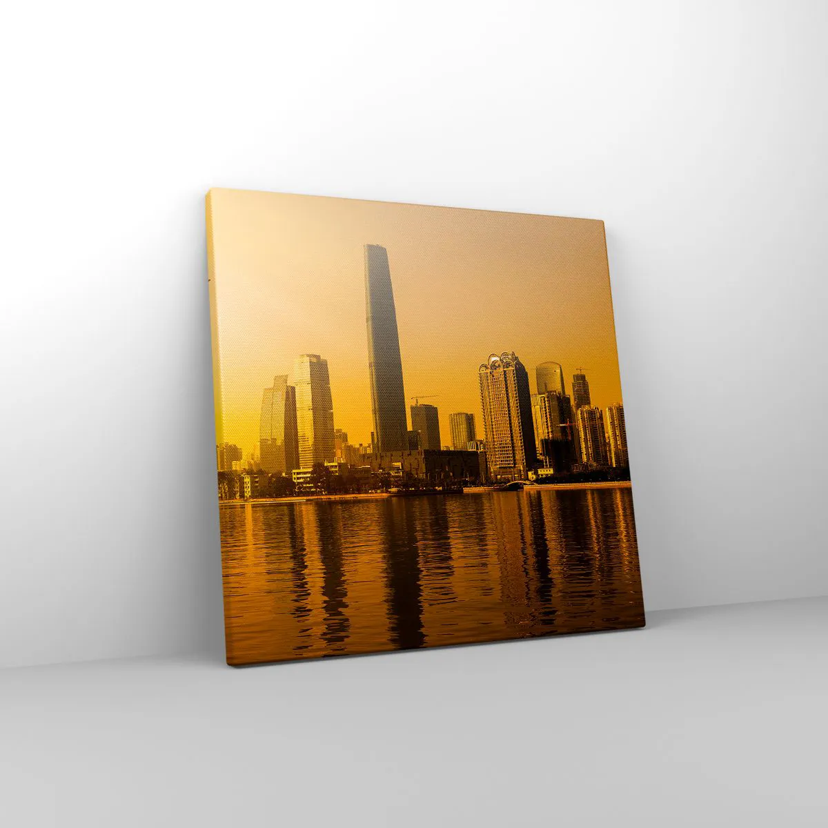 Tablou pe pânză - Orașul de aur - 30x30 cm