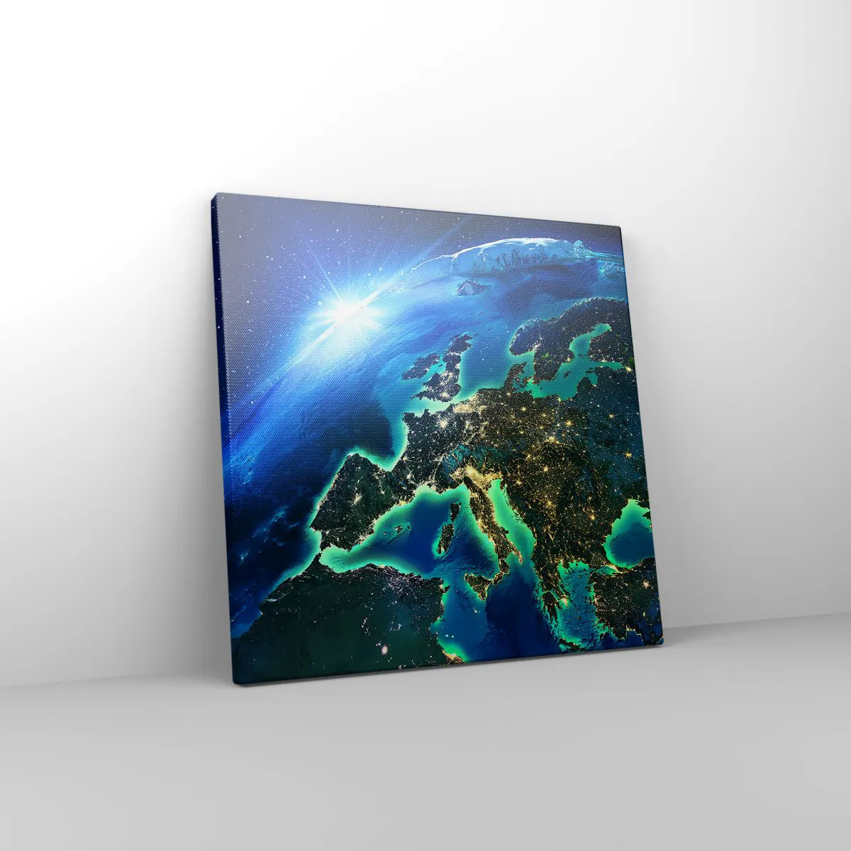 Vászonkép - Ragyogó Európa - 30x30 cm