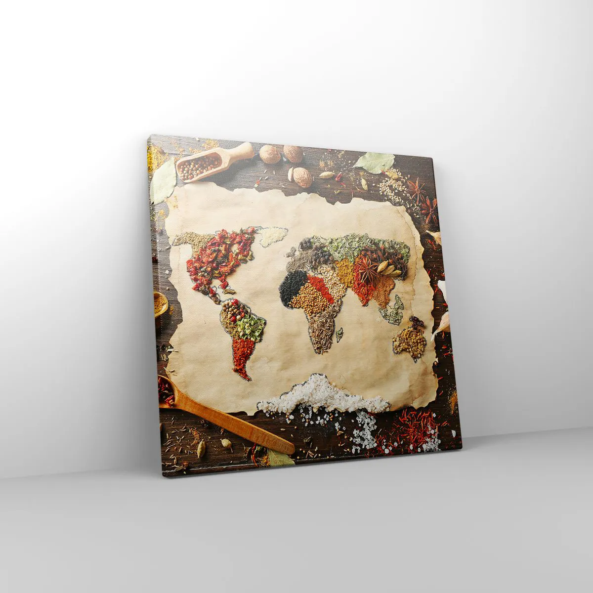 Obraz na plátně - Všechny chutě světa - 30x30 cm