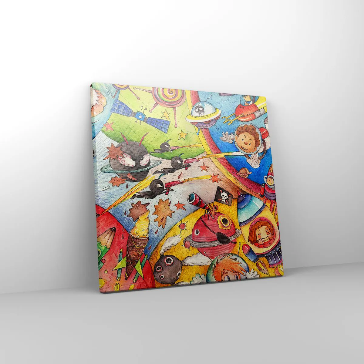 Vászonkép - Nagy űrkaland - 30x30 cm