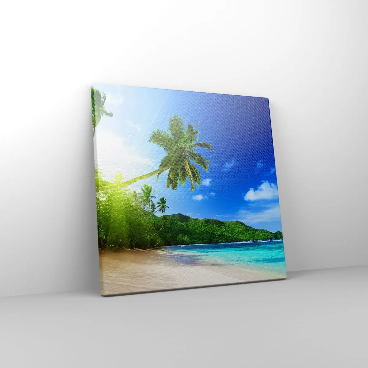 Obraz na płótnie - Łagodny dotyk tropików - 30x30 cm