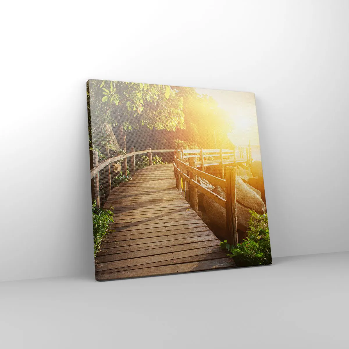 Lærredstryk - Billede på lærred - Endnu et sving, endnu et under - 30x30 cm