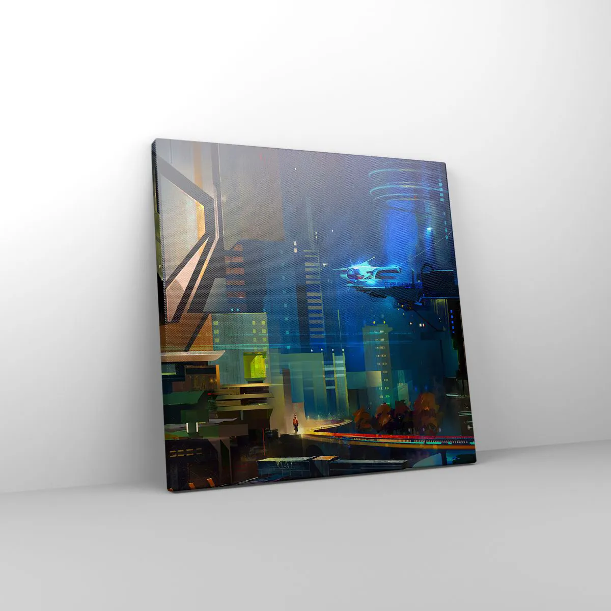 Quadro em tela - Num futuro próximo - 30x30 cm