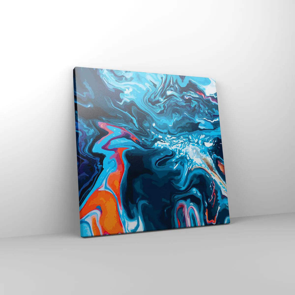 Lærredstryk - Billede på lærred - En rejse ind i himlen - 30x30 cm