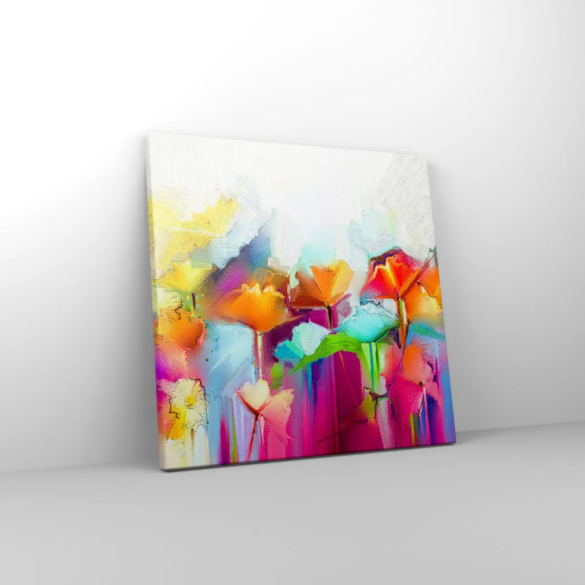 Impression sur toile - Image sur toile - L'arc-en-ciel s'est épanoui - 30x30 cm