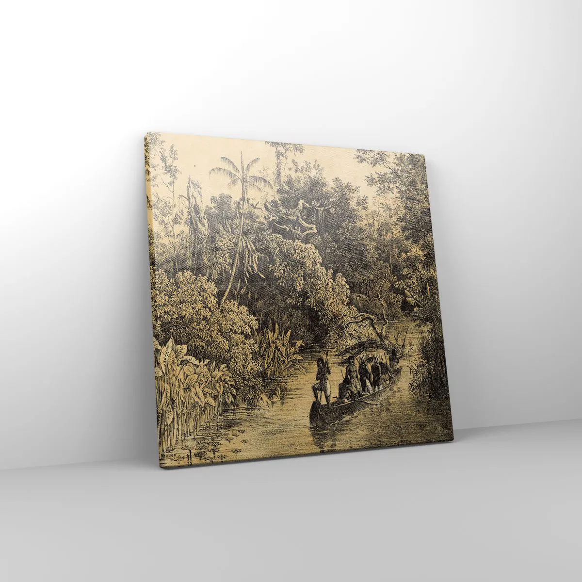 Vászonkép - Expedíció a forráshoz - 30x30 cm