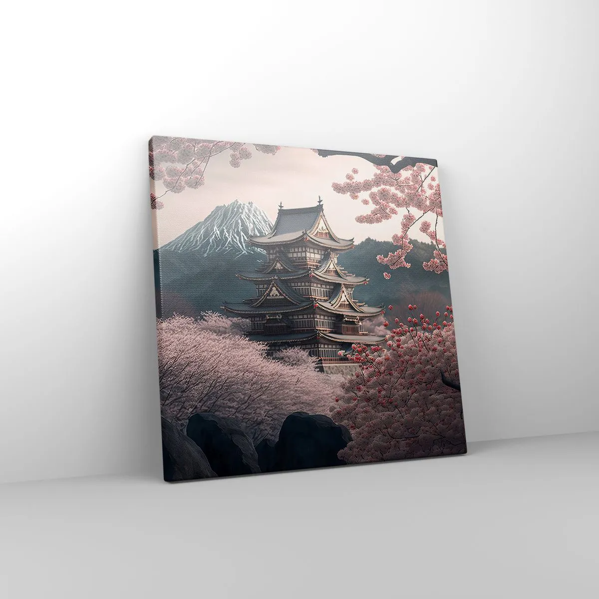 Canvas picture - Land of Cherry Blossoms - 30x30 cm