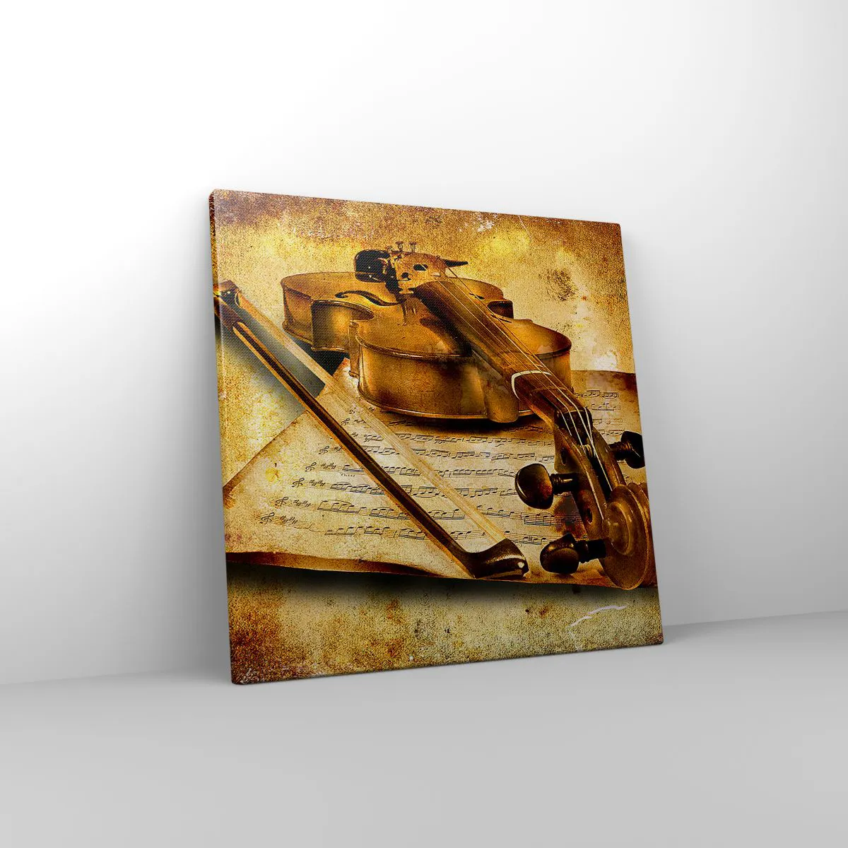 Impression sur toile - Image sur toile - Besoin immédiat d'un virtuose - 40x40 cm