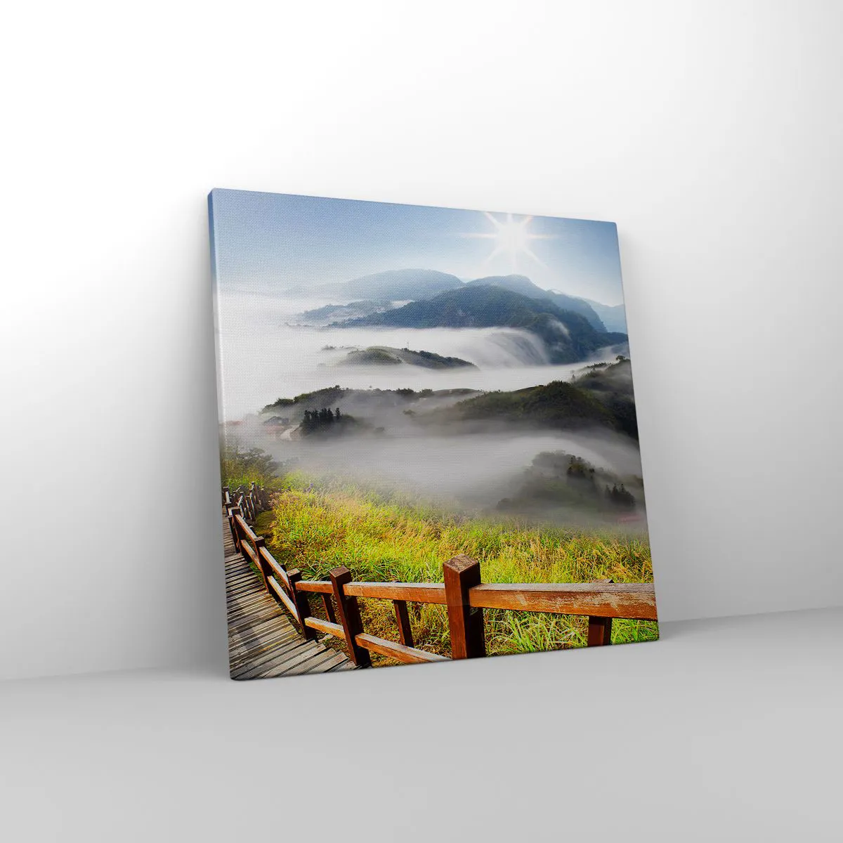 Lærredstryk - Billede på lærred - Vævet mod blænding og tåge - 40x40 cm