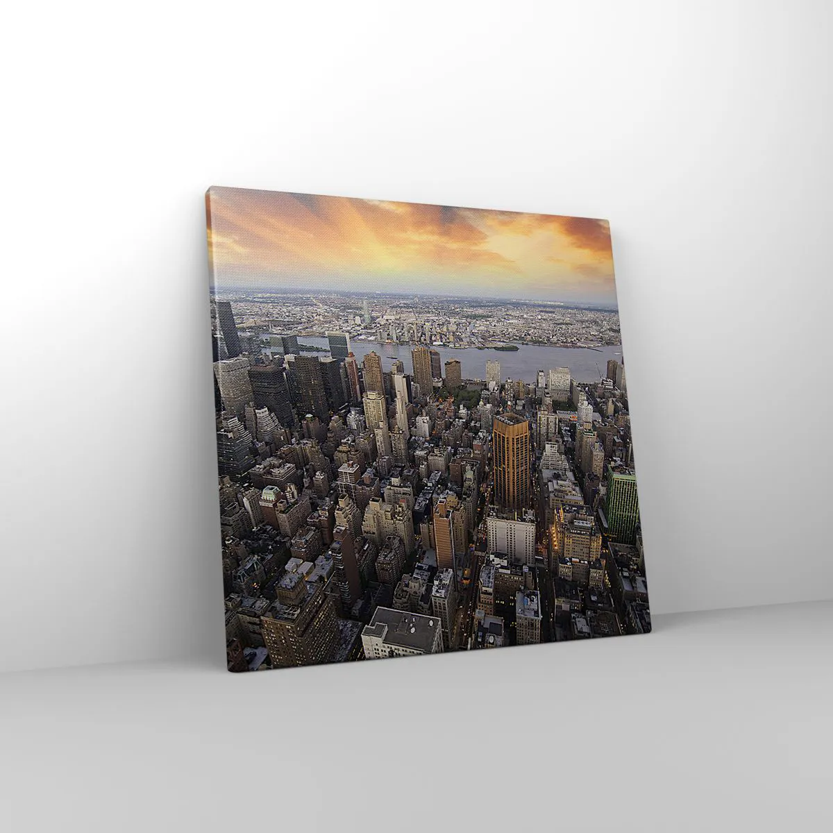 Tablou pe pânză - Inima care bate în timpul nostru - 40x40 cm