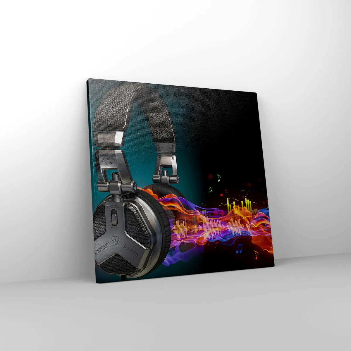 Canvas picture - In the Fire of Music - 40x40 cm