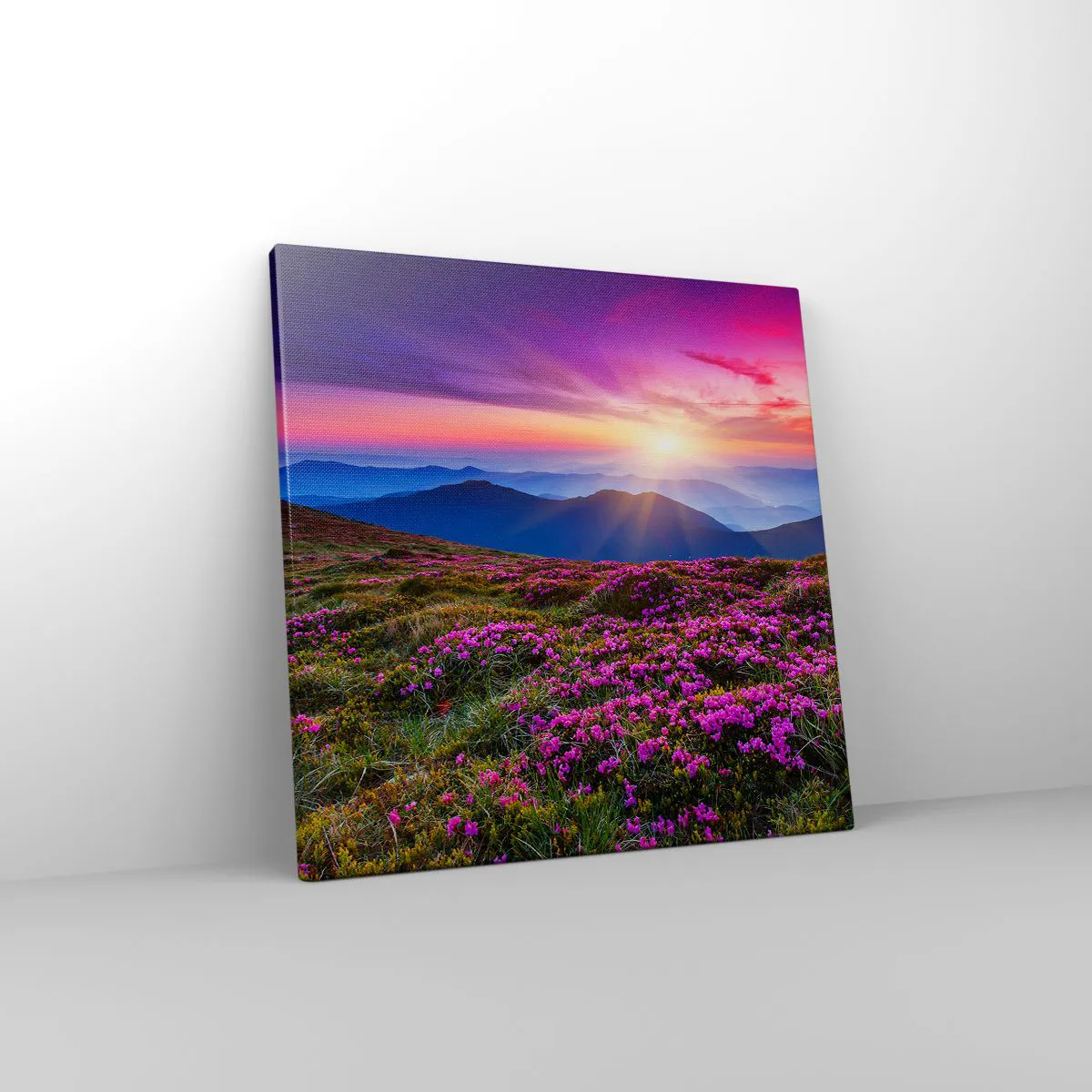 Lærredstryk - Billede på lærred - Urter duftede friske bundter fra niw - 40x40 cm